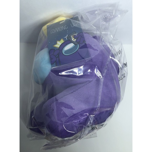 Among Us Imposter Collector's Limited Edition Purple Crewmate w/ Crown Plush NIB - Picture 4 of 5